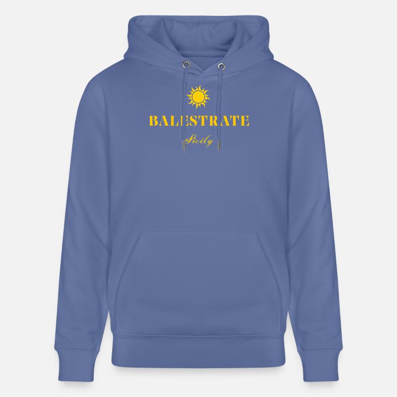 Balestrate Sicily Sun - Sweat à capuche bio CRUISER Stanley/Stella Unisexe - bleu