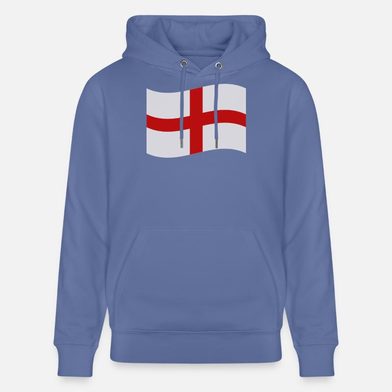 Drapeau anglais - Sweat à capuche bio CRUISER Stanley/Stella Unisexe - bleu