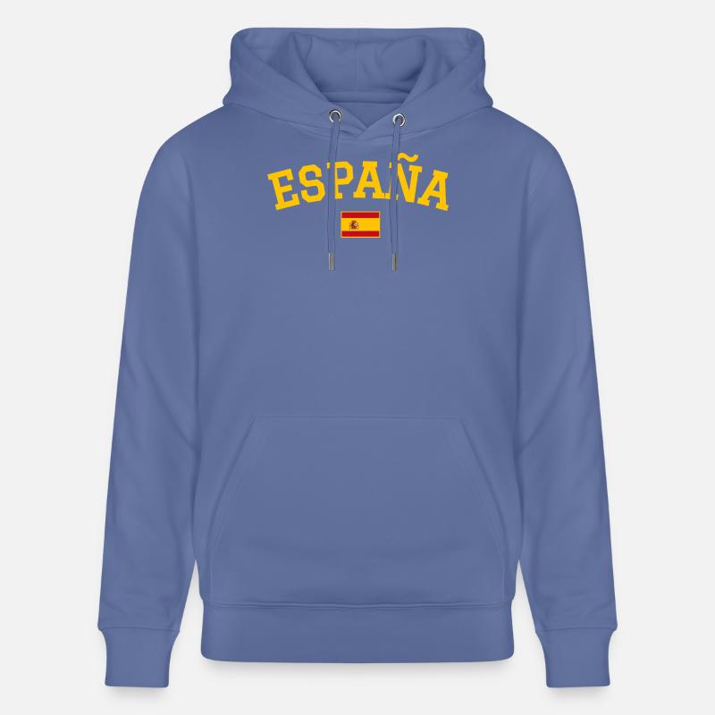 Conception du drapeau de l’Espagne - Sweat à capuche bio CRUISER Stanley/Stella Unisexe - bleu