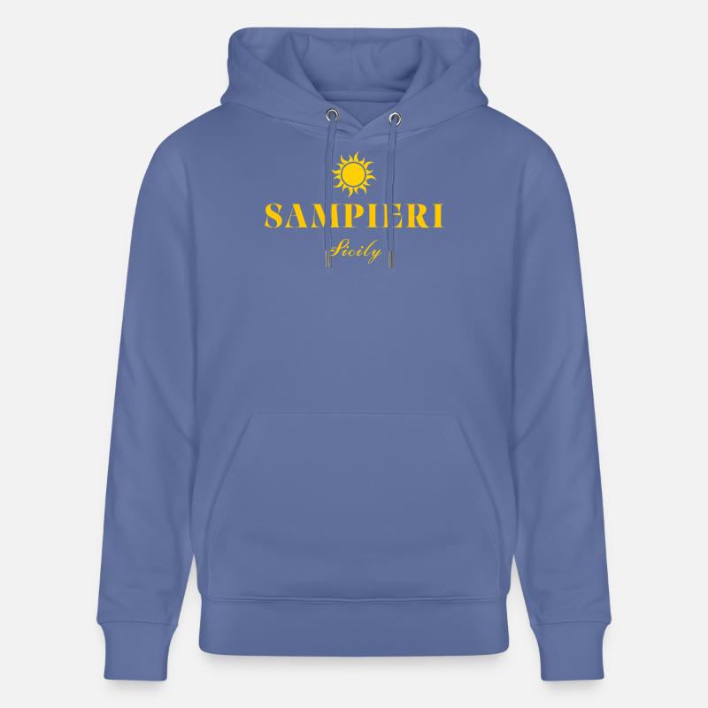 Sampieri, Sicile - Sweat à capuche bio CRUISER Stanley/Stella Unisexe - bleu