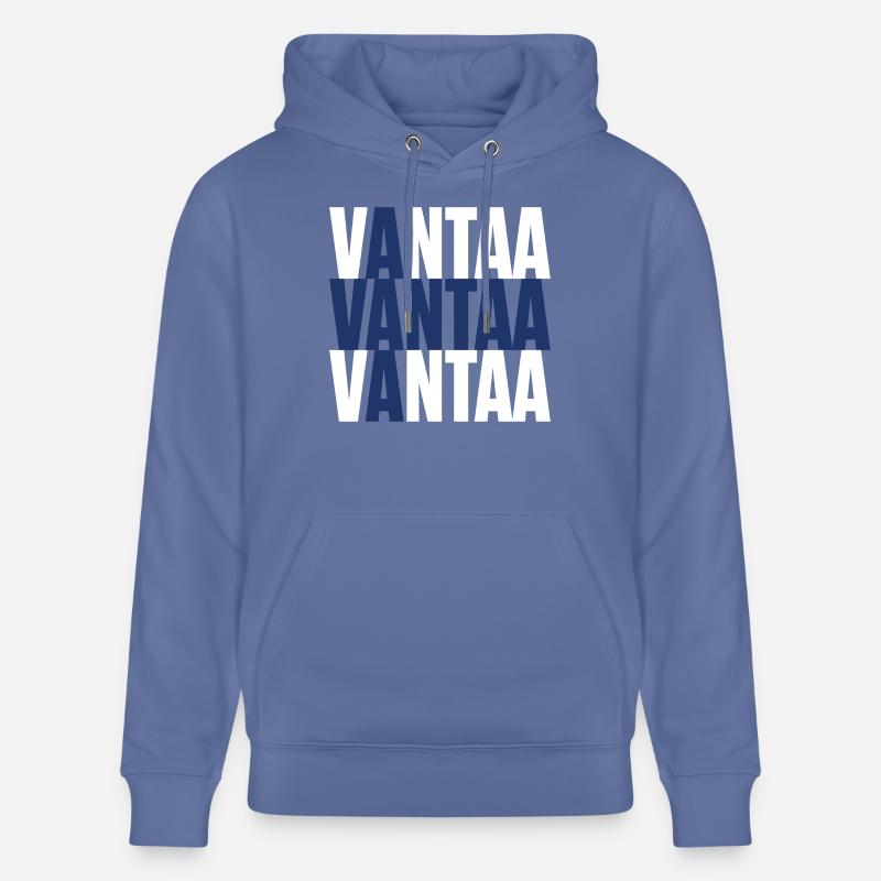 Drapeau de Vantaa Finlande - Sweat à capuche bio CRUISER Stanley/Stella Unisexe - bleu