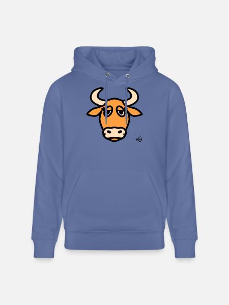 Taurus Large - Stanley/Stella CRUISER Unisex Organic Hoodie - bright blue