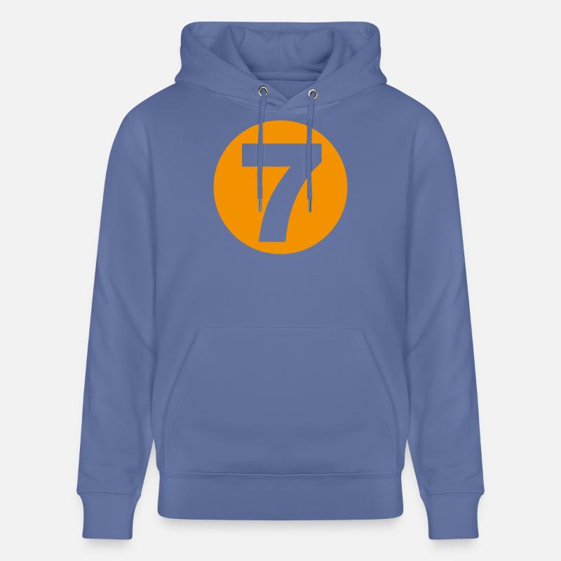 7 Boule de billard - Sweat à capuche bio CRUISER Stanley/Stella Unisexe - bleu