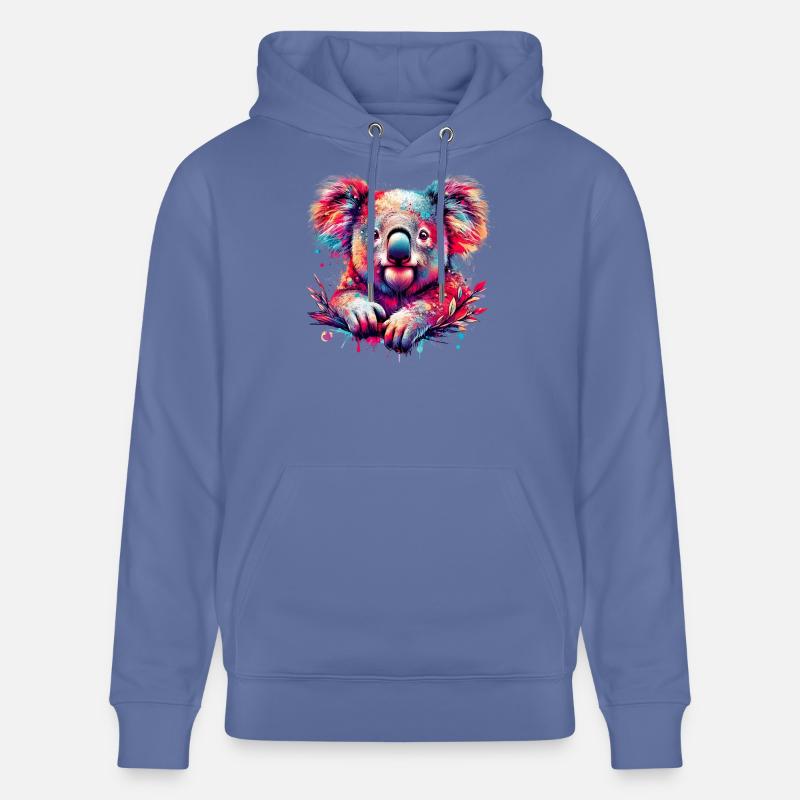 Koala - Sweat à capuche bio CRUISER Stanley/Stella Unisexe - bleu