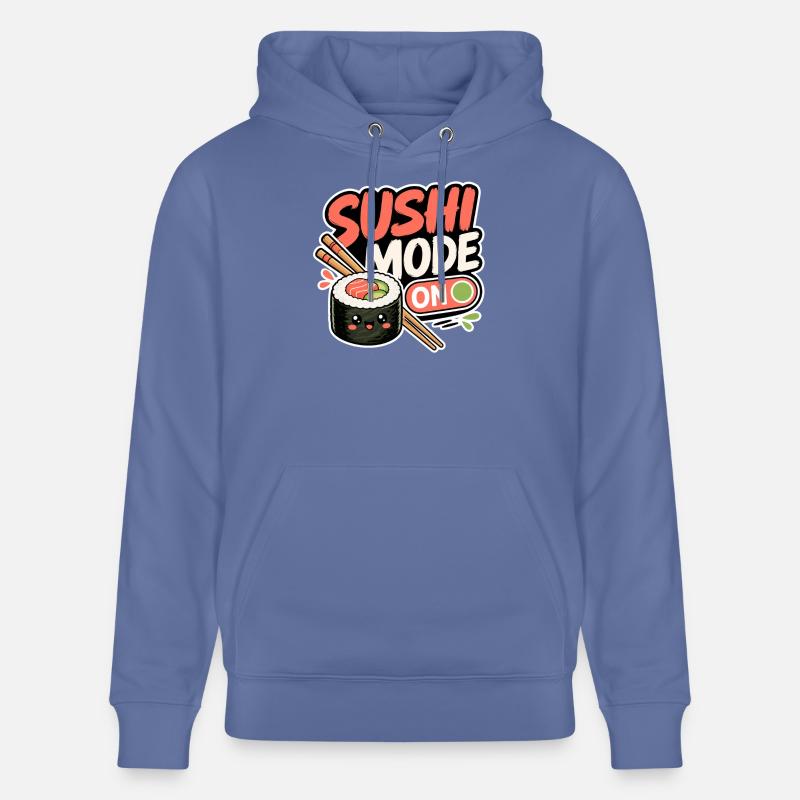 Mode Sushi Activé - Sweat à capuche bio CRUISER Stanley/Stella Unisexe - bleu