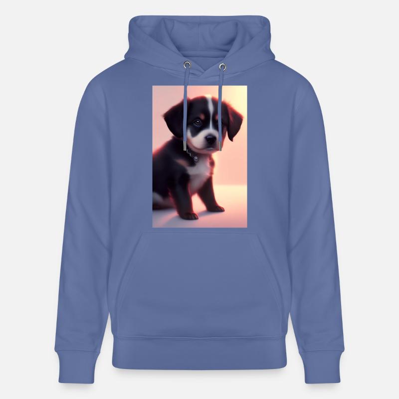 Bébé chien - Sweat à capuche bio CRUISER Stanley/Stella Unisexe - bleu