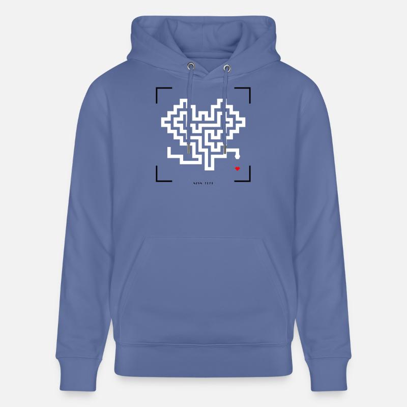 Serpent rétro - Sweat à capuche bio CRUISER Stanley/Stella Unisexe - bleu