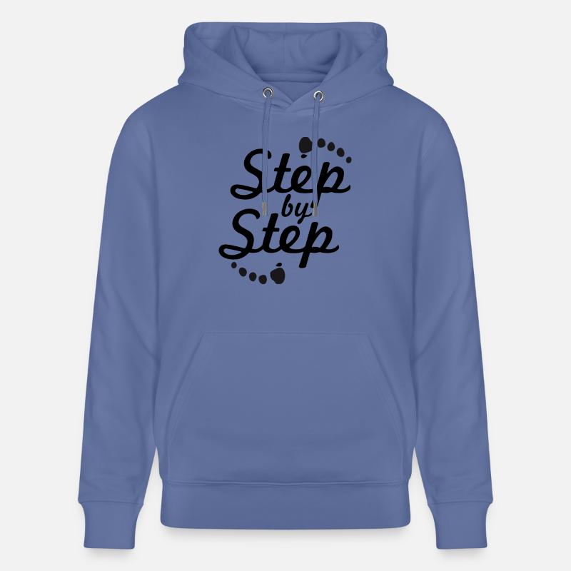 step by step 2 - Sweat à capuche bio CRUISER Stanley/Stella Unisexe - bleu