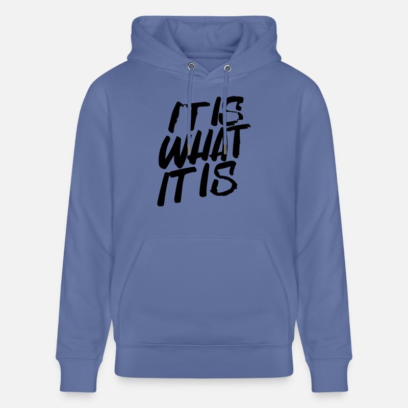 c'est comme ça - Sweat à capuche bio CRUISER Stanley/Stella Unisexe - bleu