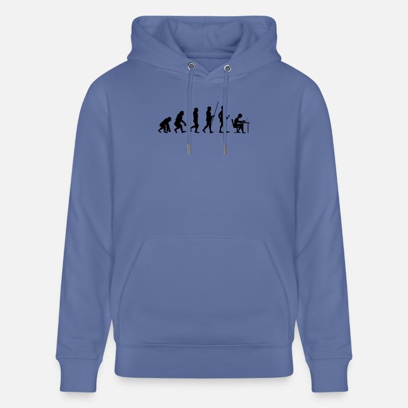 Evolution pour cadeau T-shirt ITler - Sweat à capuche bio CRUISER Stanley/Stella Unisexe - bleu