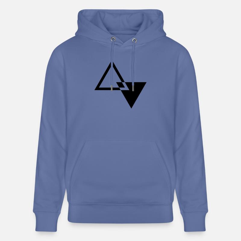 FORME TRIANGLE MODERNE - Sweat à capuche bio CRUISER Stanley/Stella Unisexe - bleu