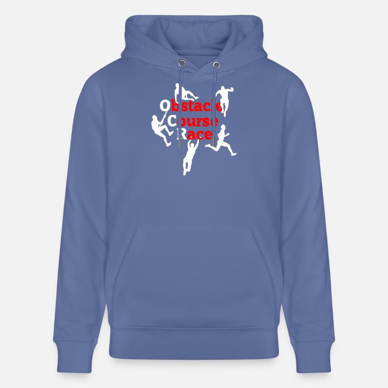 OCR Chaos – Conception d’actions d’obstacles - Sweat à capuche bio CRUISER Stanley/Stella Unisexe - bleu