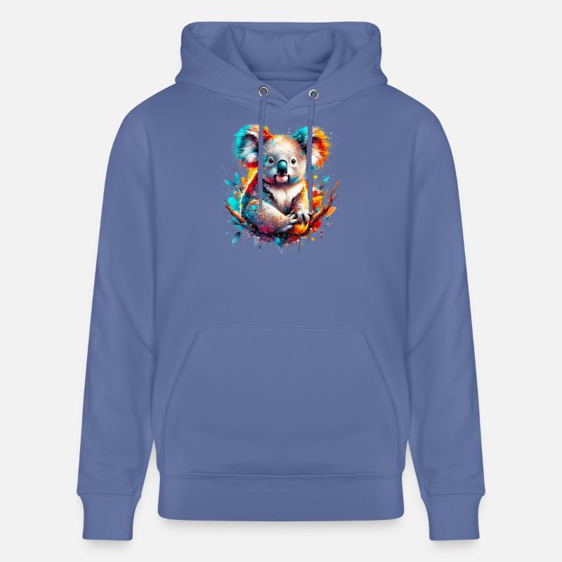 Koala - Sweat à capuche bio CRUISER Stanley/Stella Unisexe - bleu