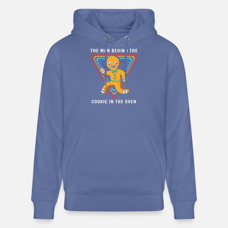 Werdende Väter Werdender Papa - Stanley/Stella Unisex Bio-Hoodie CRUISER  - Blau