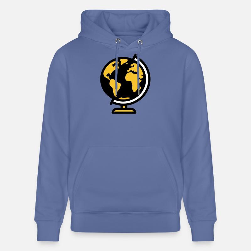 École Globe Globe Earth - Sweat à capuche bio CRUISER Stanley/Stella Unisexe - bleu