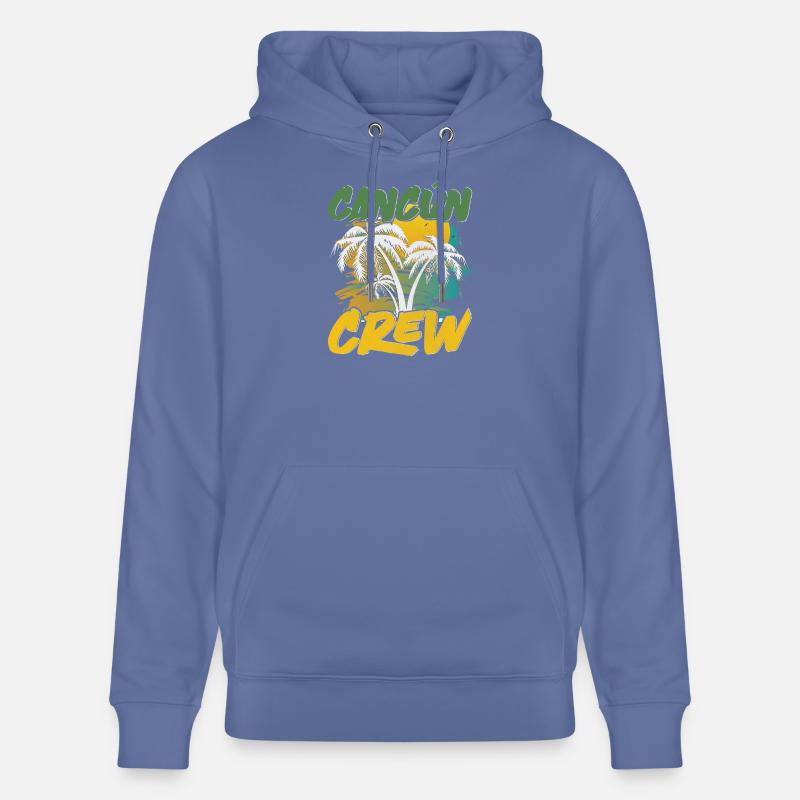 Équipe de Cancun - Sweat à capuche bio CRUISER Stanley/Stella Unisexe - bleu