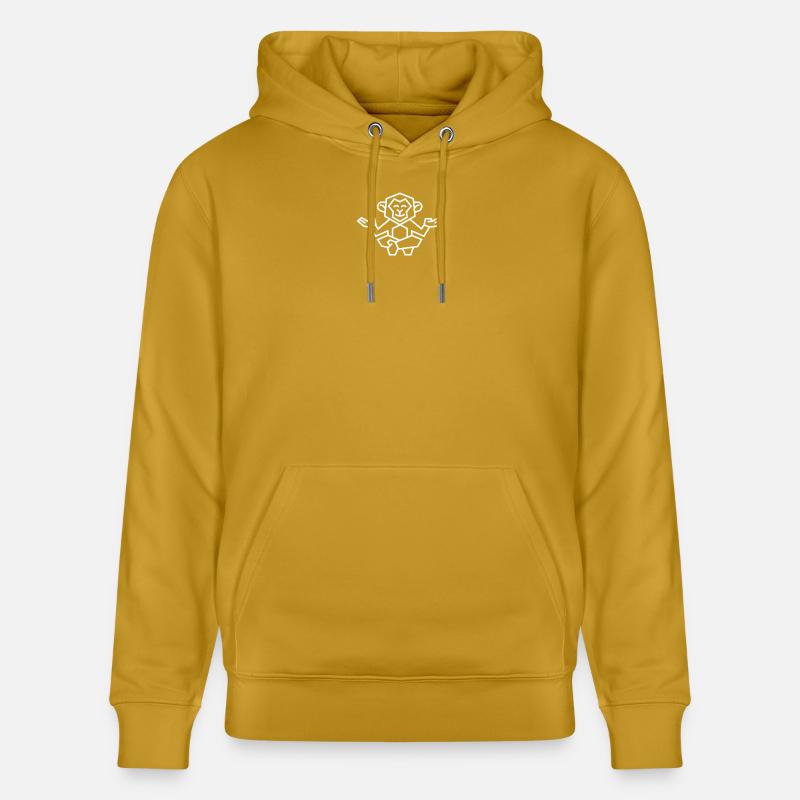 monkey mind - Sweat à capuche bio CRUISER Stanley/Stella Unisexe - ocre