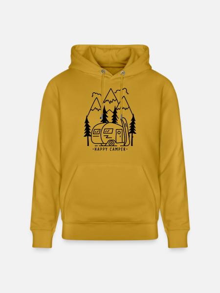 Camping Camper - Stanley/Stella Unisex Bio-Hoodie CRUISER  - Ocker