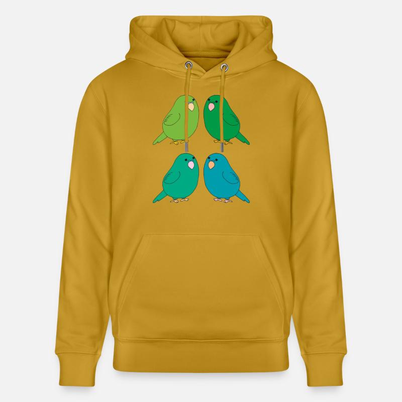 Perruche 4fold - Sweat à capuche bio CRUISER Stanley/Stella Unisexe - ocre