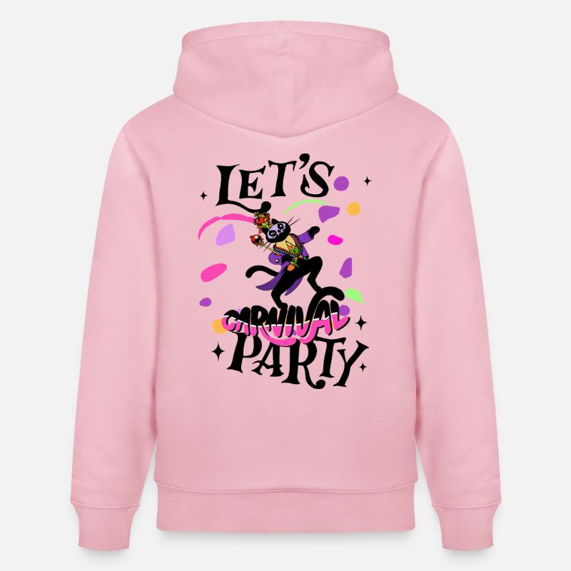 Fête de carnaval - Sweat à capuche bio CRUISER Stanley/Stella Unisexe - rose pâle