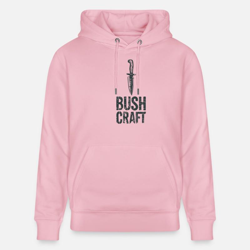 Bushcraft - Sweat à capuche bio CRUISER Stanley/Stella Unisexe - rose pâle