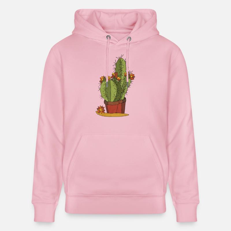 Fleur - Sweat à capuche bio CRUISER Stanley/Stella Unisexe - rose pâle