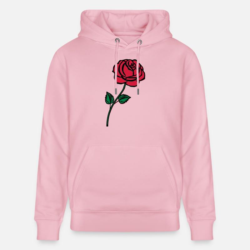 rose_002 - Sweat à capuche bio CRUISER Stanley/Stella Unisexe - rose pâle