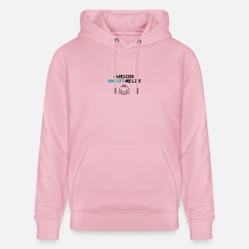 pulls à capuche surdimensionné - Sweat à capuche bio CRUISER Stanley/Stella Unisexe - rose pâle