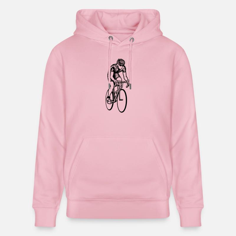 Course / Vélo de course 01_schwarz - Sweat à capuche bio CRUISER Stanley/Stella Unisexe - rose pâle