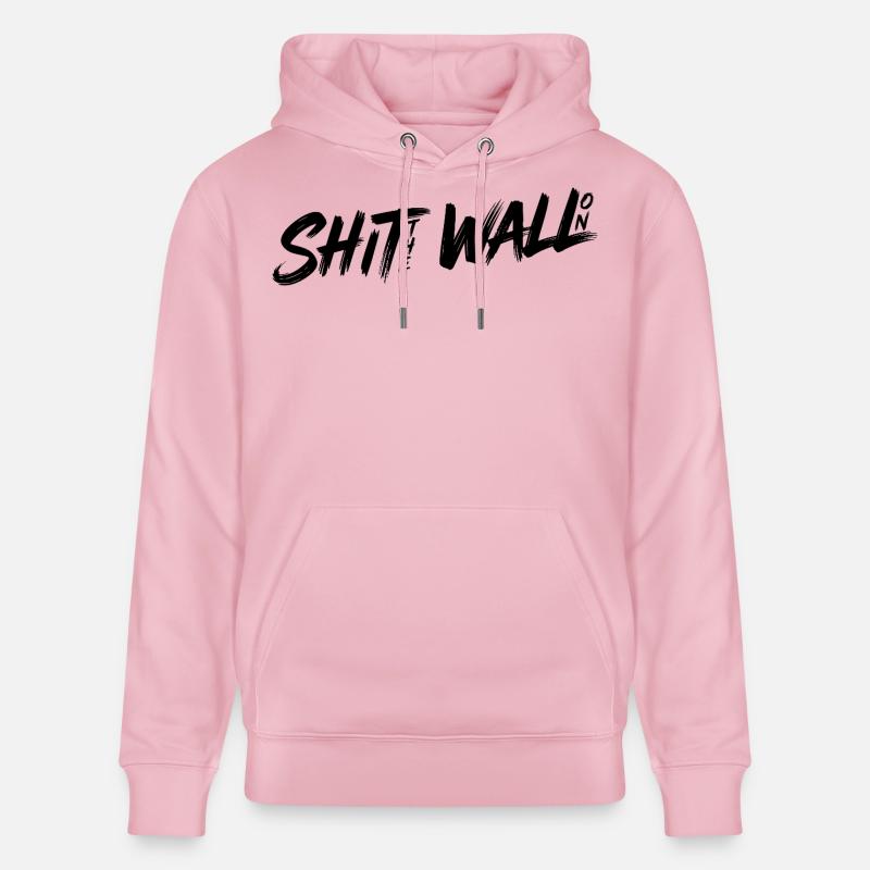 Arrête le mur - Sweat à capuche bio CRUISER Stanley/Stella Unisexe - rose pâle