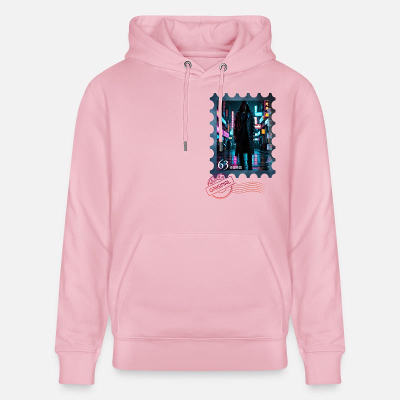 SERRA Future Stamp - Stanley/Stella Unisex Bio-Hoodie CRUISER  - Hellrosa