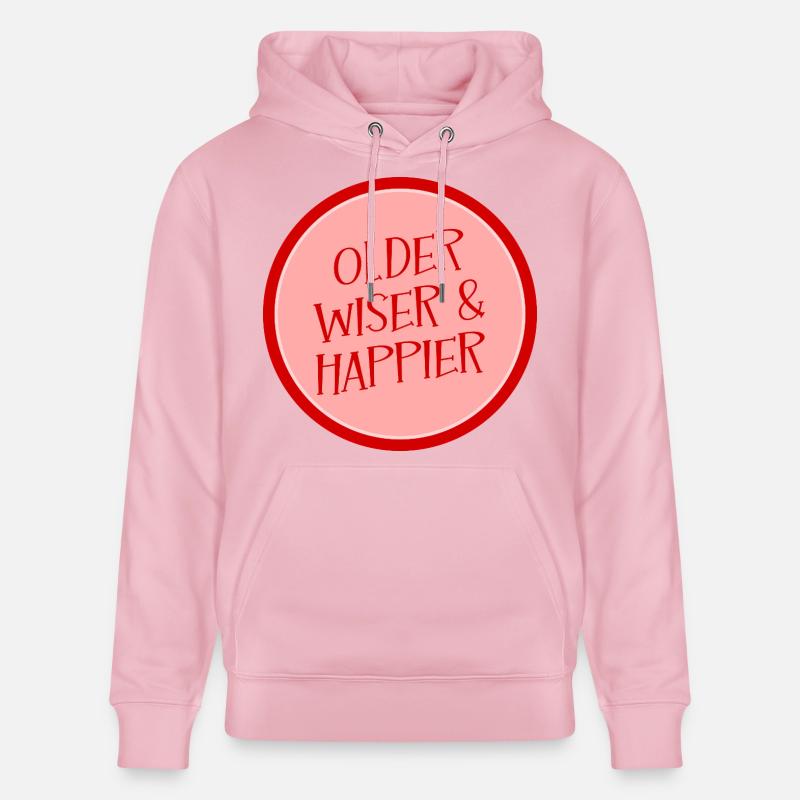 Sagesse d’anniversaire - Sweat à capuche bio CRUISER Stanley/Stella Unisexe - rose pâle