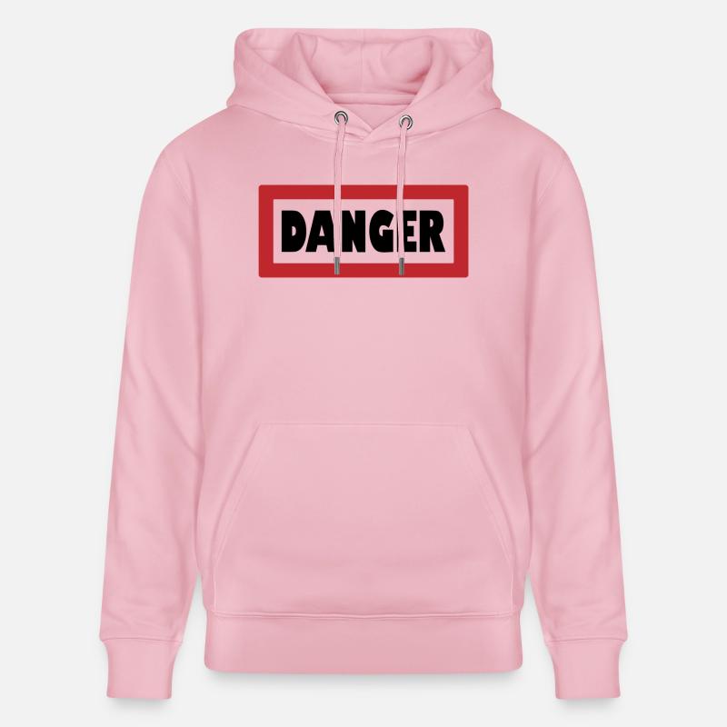 Avertissement : Élégamment dangereux - Sweat à capuche bio CRUISER Stanley/Stella Unisexe - rose pâle