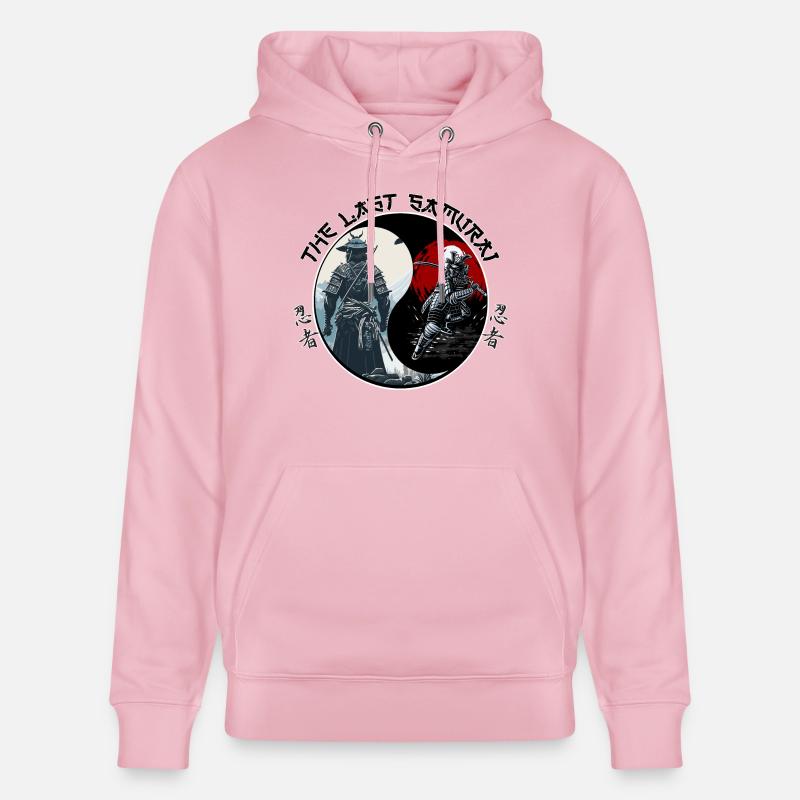 ying yang samurai - Sweat à capuche bio CRUISER Stanley/Stella Unisexe - rose pâle