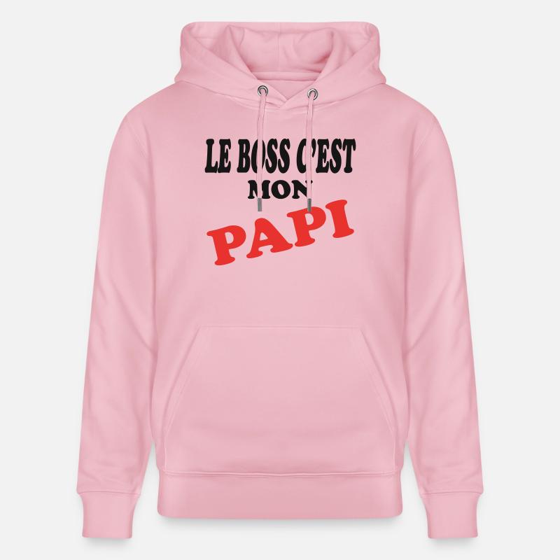 Papi - Sweat à capuche bio CRUISER Stanley/Stella Unisexe - rose pâle