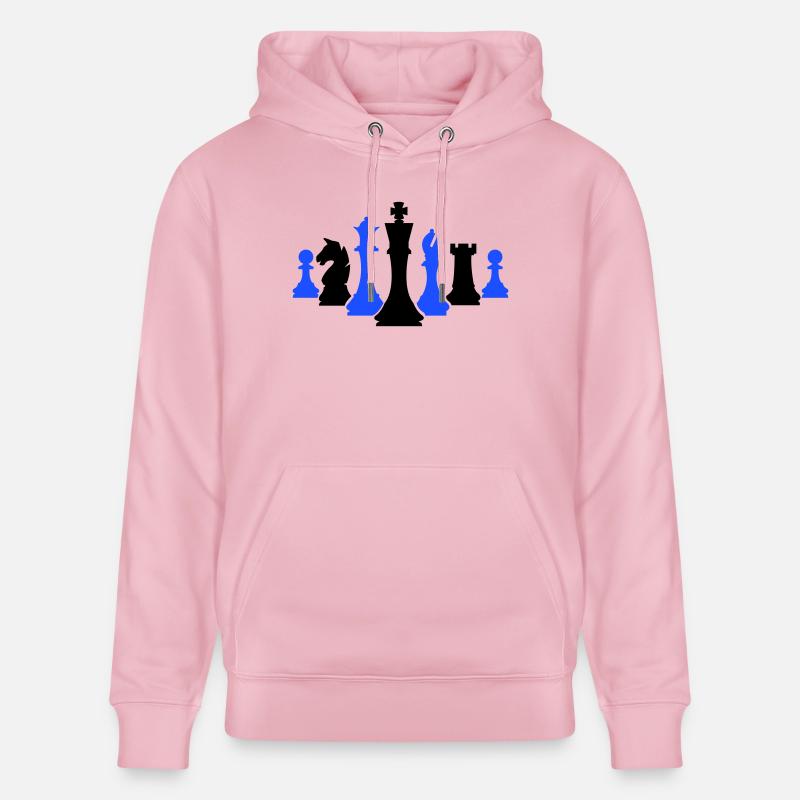 Pièces d’échecs Échecs - Sweat à capuche bio CRUISER Stanley/Stella Unisexe - rose pâle