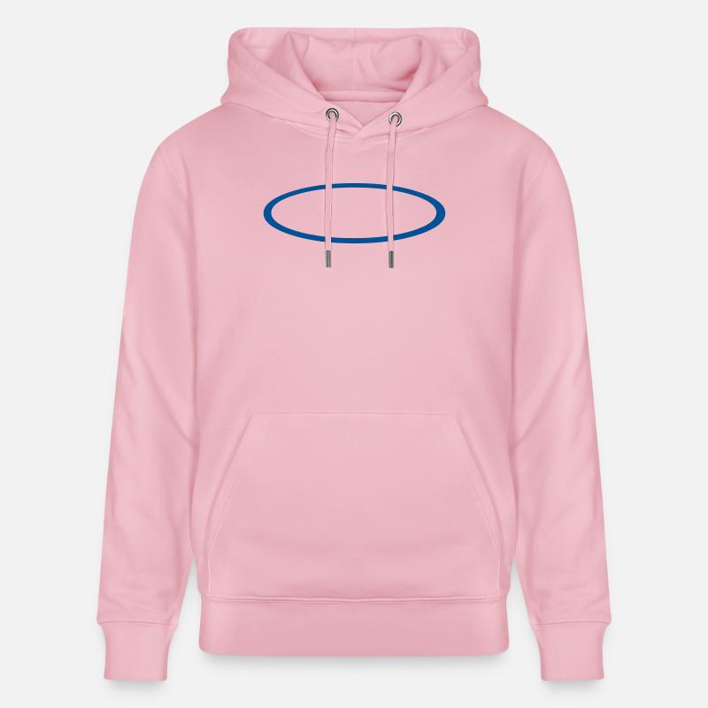 Plan Ellipse - Sweat à capuche bio CRUISER Stanley/Stella Unisexe - rose pâle