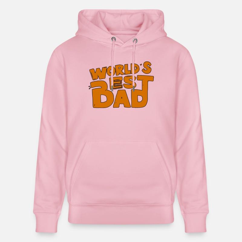 LE MEILLEUR PAPA DU MONDE - Sweat à capuche bio CRUISER Stanley/Stella Unisexe - rose pâle