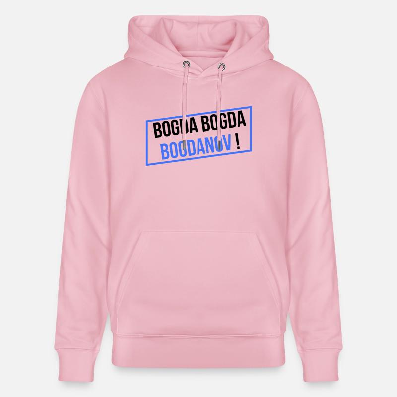 BOGDA BOGDA BOGDANOV ! - Sweat à capuche bio CRUISER Stanley/Stella Unisexe - rose pâle