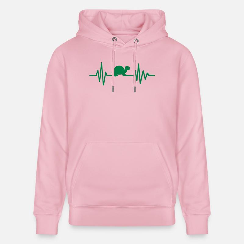 Tortue - Sweat à capuche bio CRUISER Stanley/Stella Unisexe - rose pâle