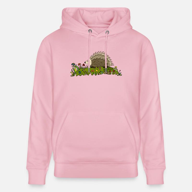 Hérisson - Sweat à capuche bio CRUISER Stanley/Stella Unisexe - rose pâle