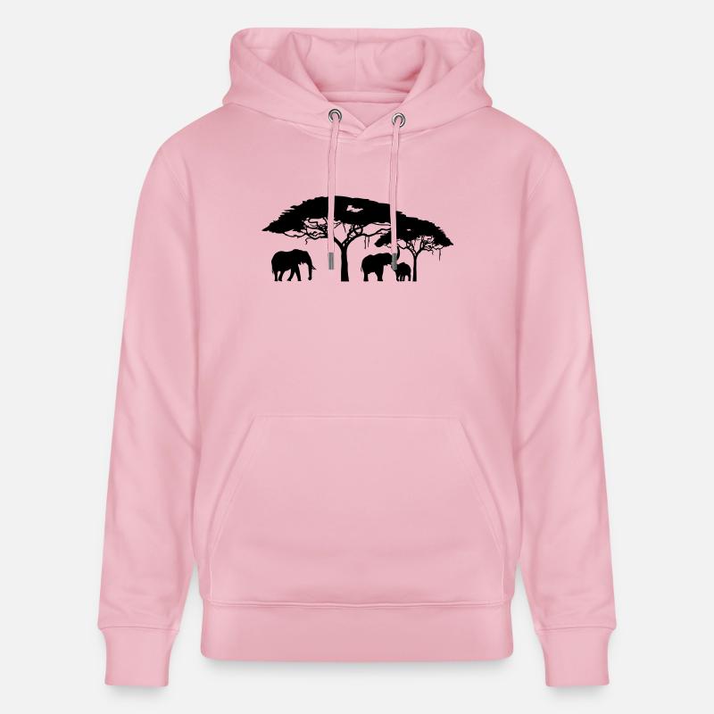 Steppe - Sweat à capuche bio CRUISER Stanley/Stella Unisexe - rose pâle