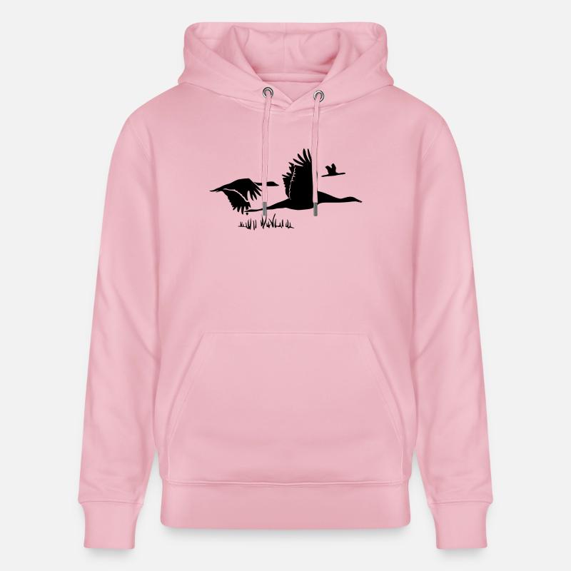 bandada - Sudadera con capucha ecológica unisex CRUISER de Stanley/Stella - rosa claro