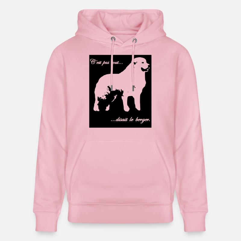 C est pas tout - Sweat à capuche bio CRUISER Stanley/Stella Unisexe - rose pâle