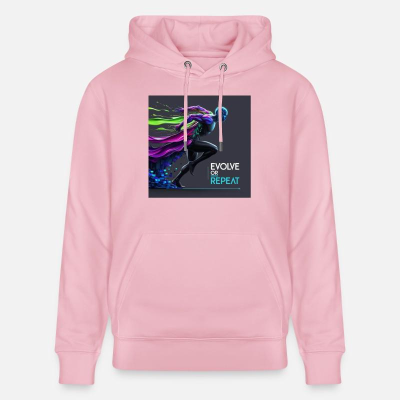 Evolve or Repeat - Stanley/Stella Unisex Bio-Hoodie CRUISER  - Hellrosa