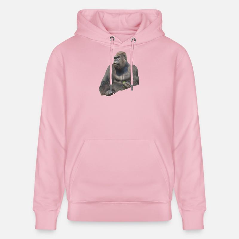 gorilla - Sweat à capuche bio CRUISER Stanley/Stella Unisexe - rose pâle