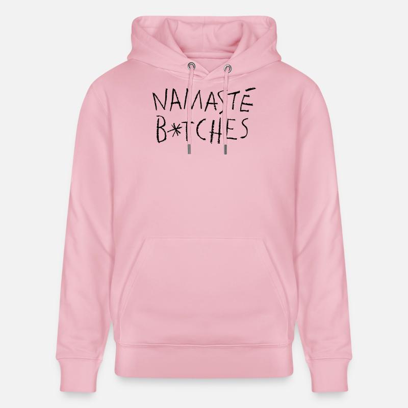 Namasté Black - Sweat à capuche bio CRUISER Stanley/Stella Unisexe - rose pâle