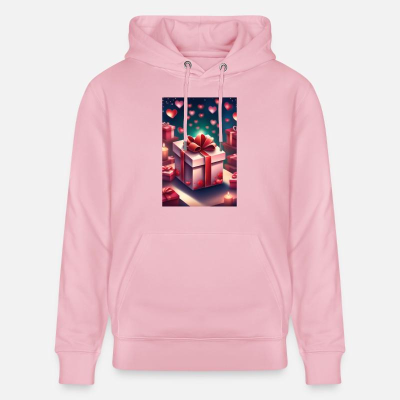 Cadeau plein d’amour - Sweat à capuche bio CRUISER Stanley/Stella Unisexe - rose pâle