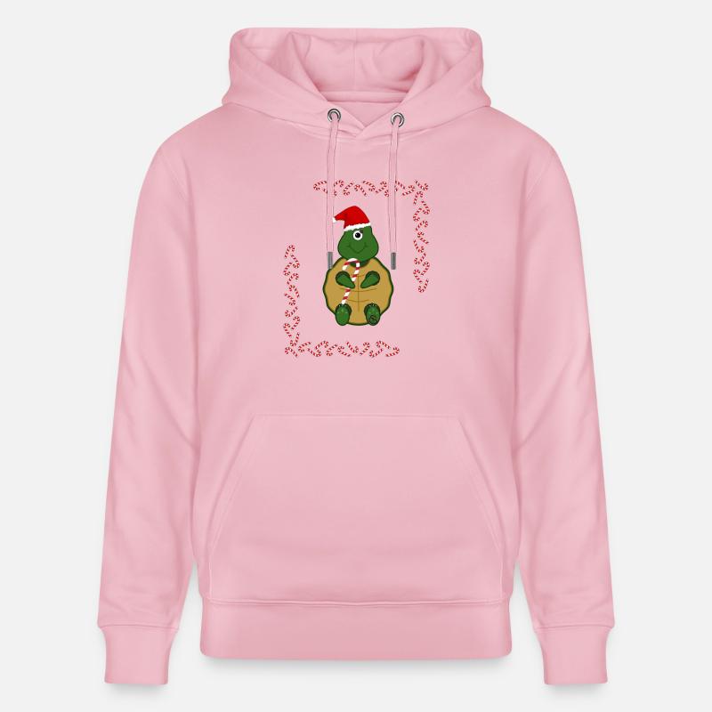 Cannes de Noël Flash - Sweat à capuche bio CRUISER Stanley/Stella Unisexe - rose pâle