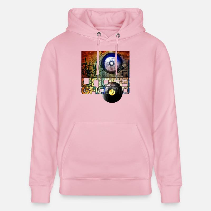 souterrain - Sweat à capuche bio CRUISER Stanley/Stella Unisexe - rose pâle